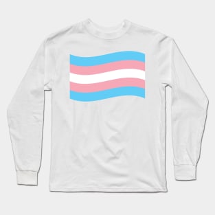 Transgender pride flag Long Sleeve T-Shirt